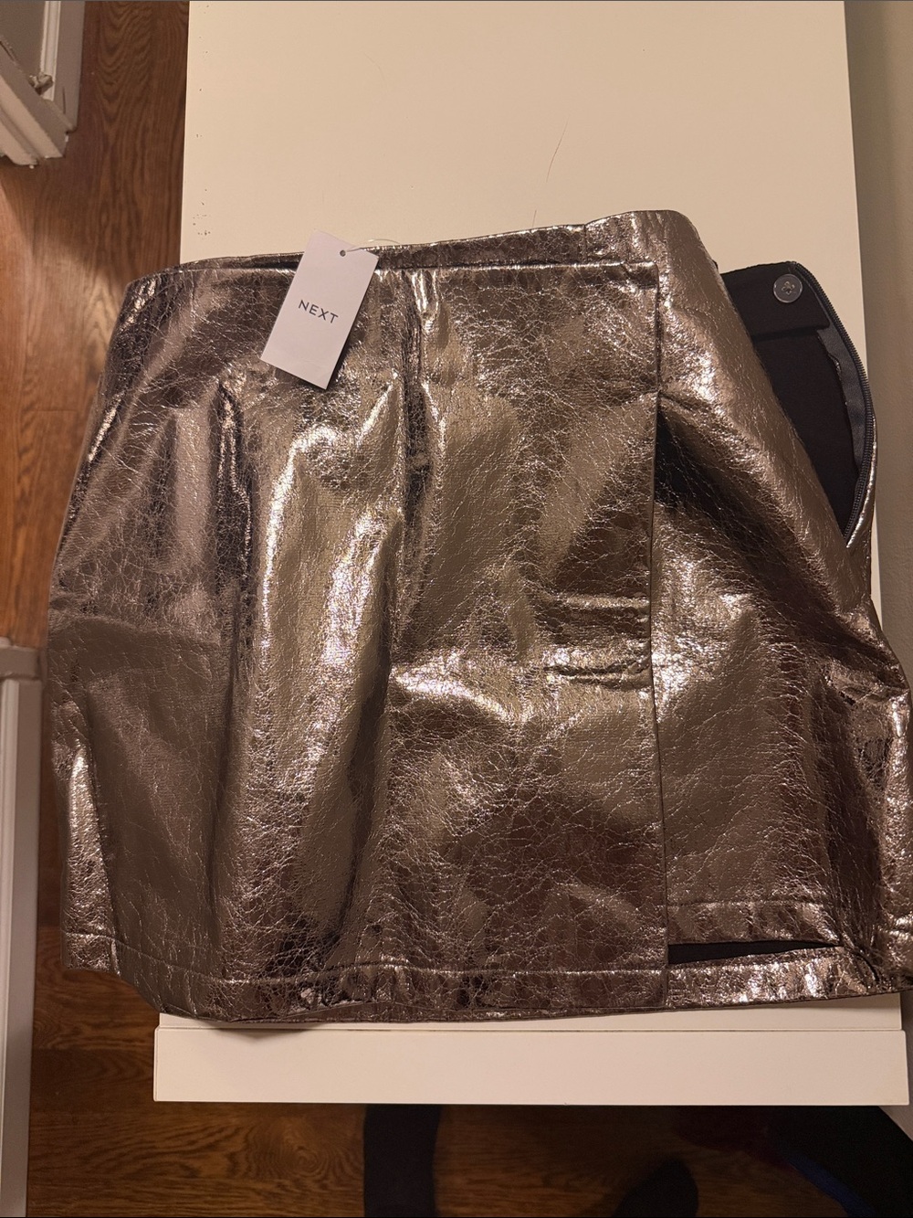 next Metallic Shine Mini Skirt